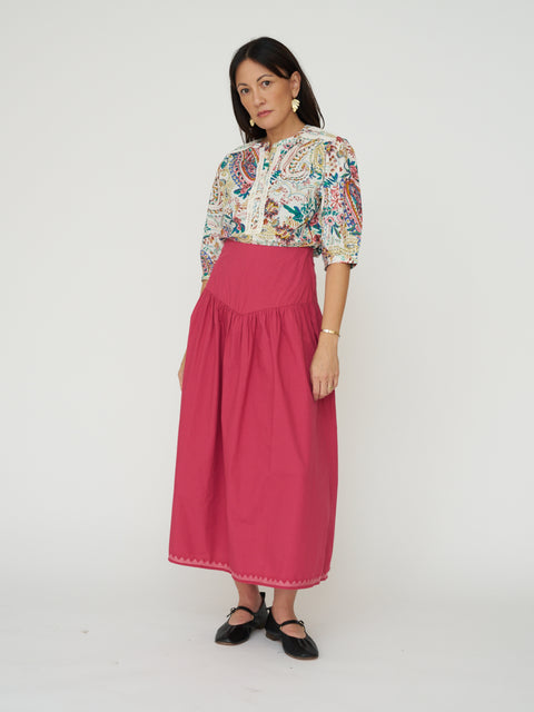 Sonmer Organic Cotton Cherry Skirt
