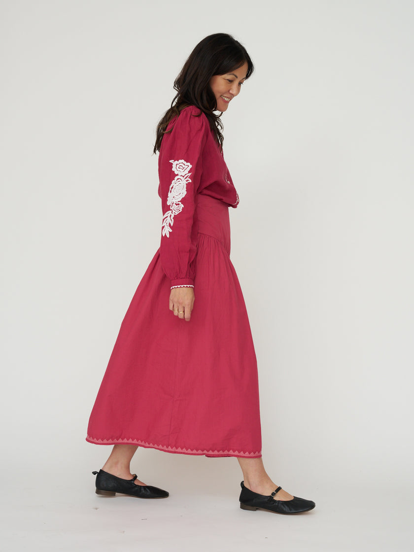 Sonmer Organic Cotton Cherry Skirt