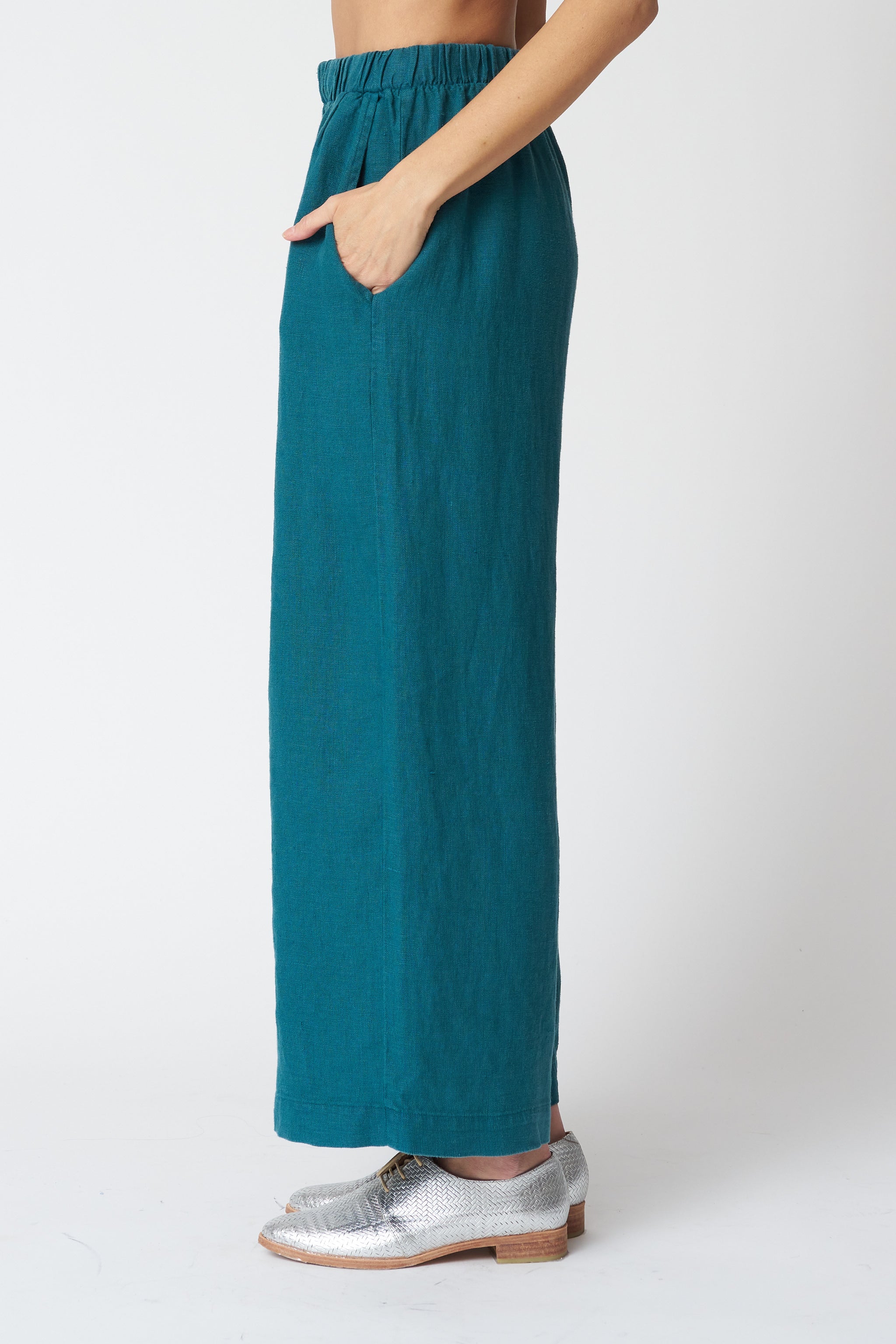 Jungmaven 100% Hemp Cambria Pant - Deep Teal