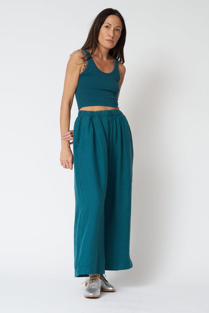 Jungmaven 100% Hemp Cambria Pant - Deep Teal