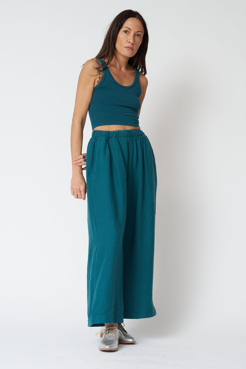 Jungmaven 100% Hemp Cambria Pant - Deep Teal
