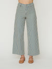 Striped Flat Front Jean