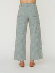 Striped Flat Front Jean