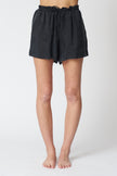 Lucid Flow Tie Shorts in Black