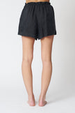 Lucid Flow Tie Shorts in Black
