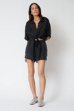 Lucid Flow Tie Shorts in Black