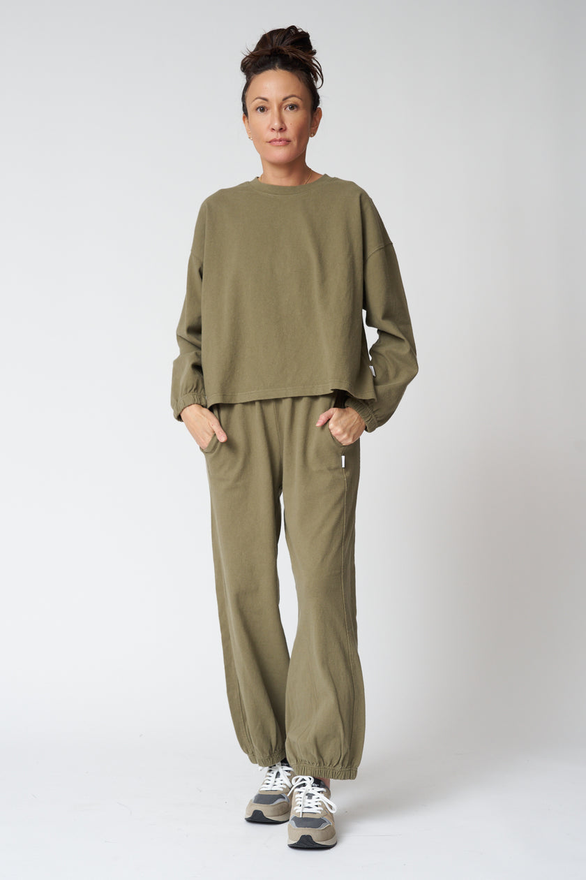 Le Bon Shoppe Balloon Pants - Herb