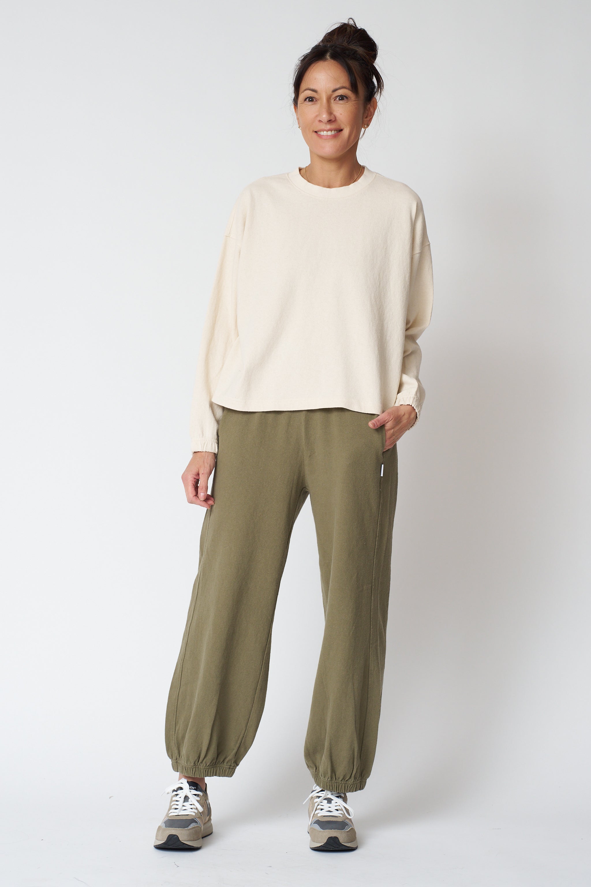 Le Bon Shoppe Balloon Pants - Herb