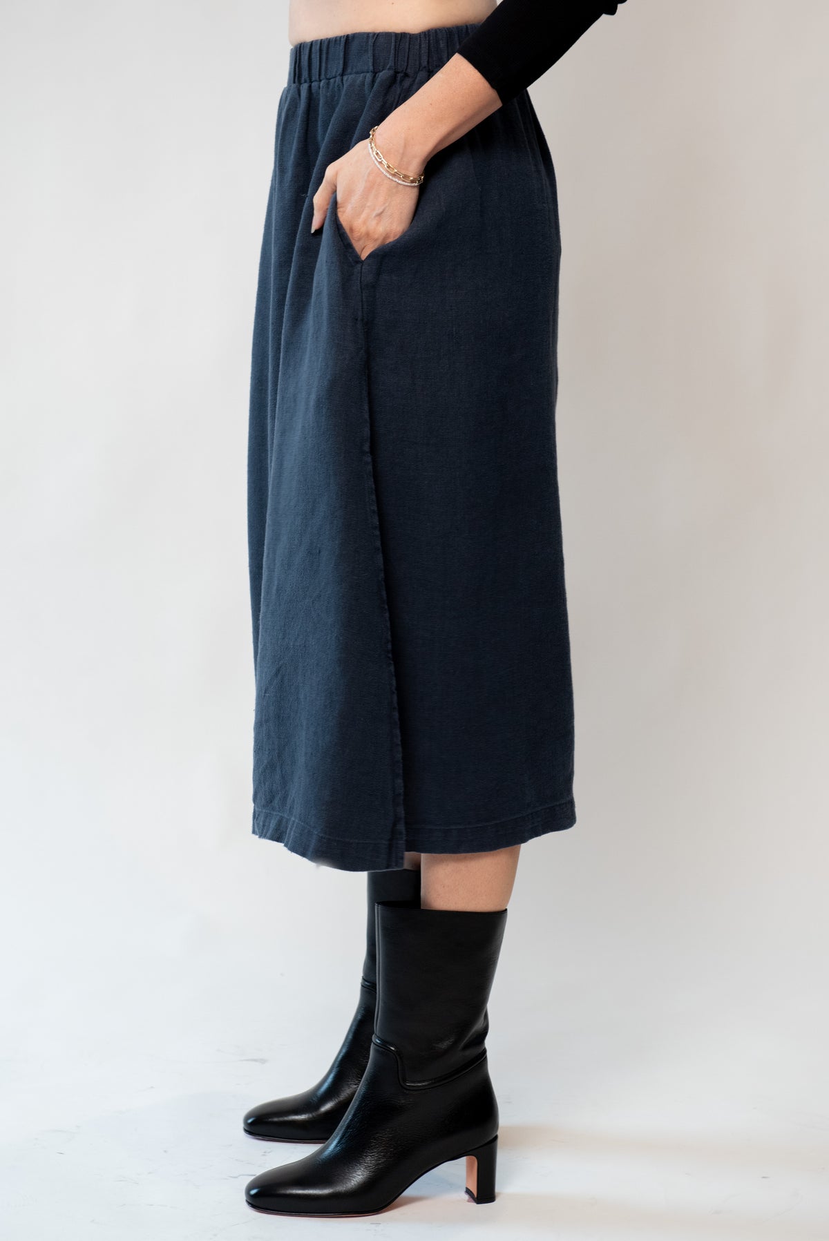 Jungmaven 100% Hemp Tennessee Skirt - Navy