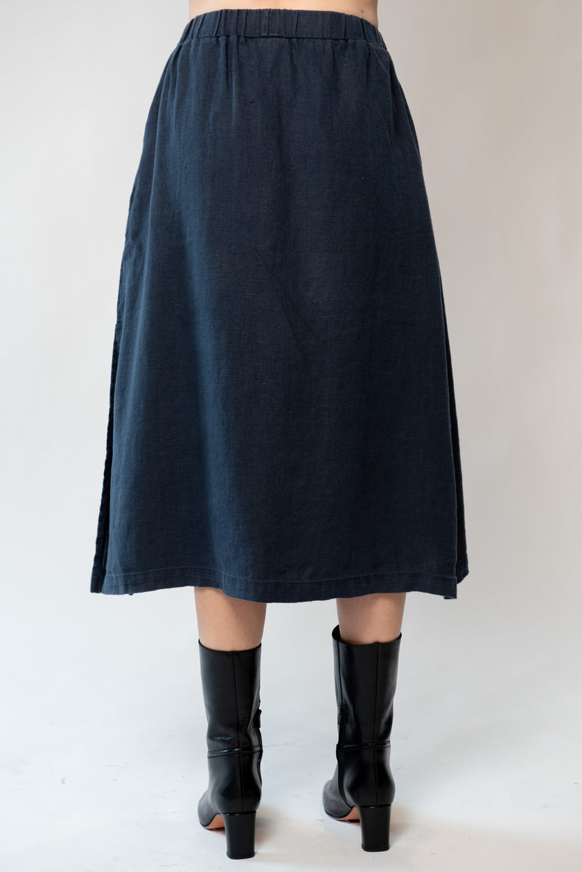 Jungmaven 100% Hemp Tennessee Skirt - Navy