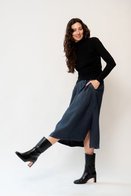 Cleo Turtleneck in Lightweight Rib