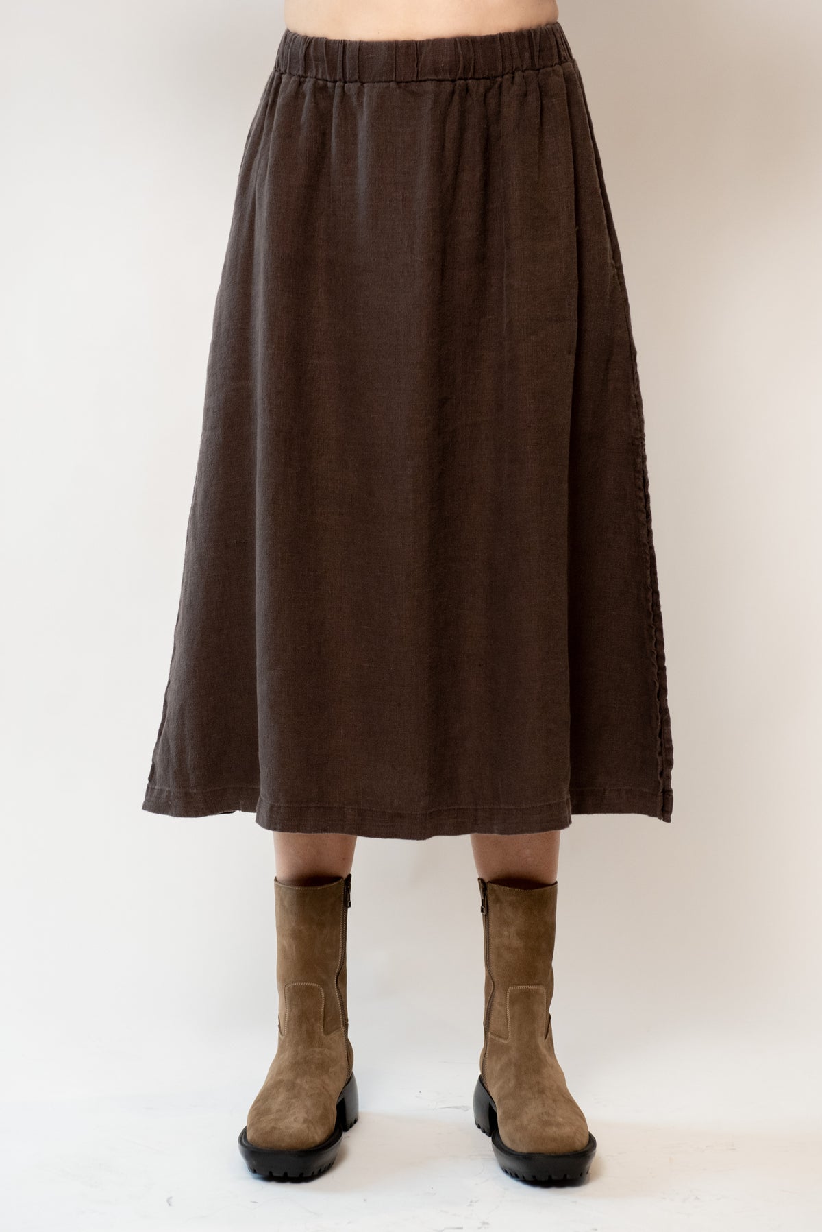 Jungmaven 100% Hemp Tennessee Skirt - Coffee Bean