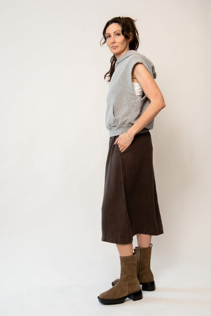 Jungmaven 100% Hemp Tennessee Skirt - Coffee Bean