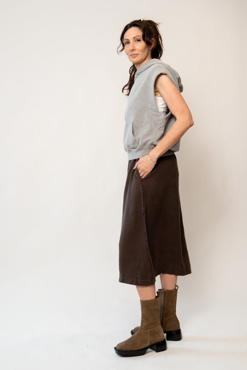 Jungmaven 100% Hemp Tennessee Skirt - Coffee Bean