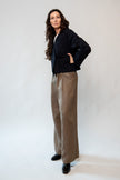 Cotton Twill Cropped Jacket