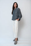 Catrin Cotton Silk Check Shirt