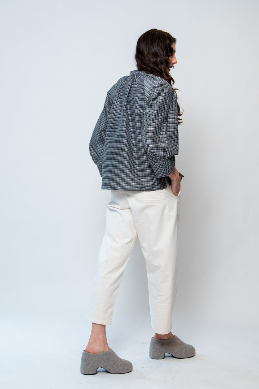 Catrin Cotton Silk Check Shirt