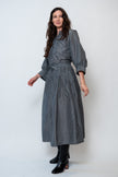 Cotton Silk Check Skirt
