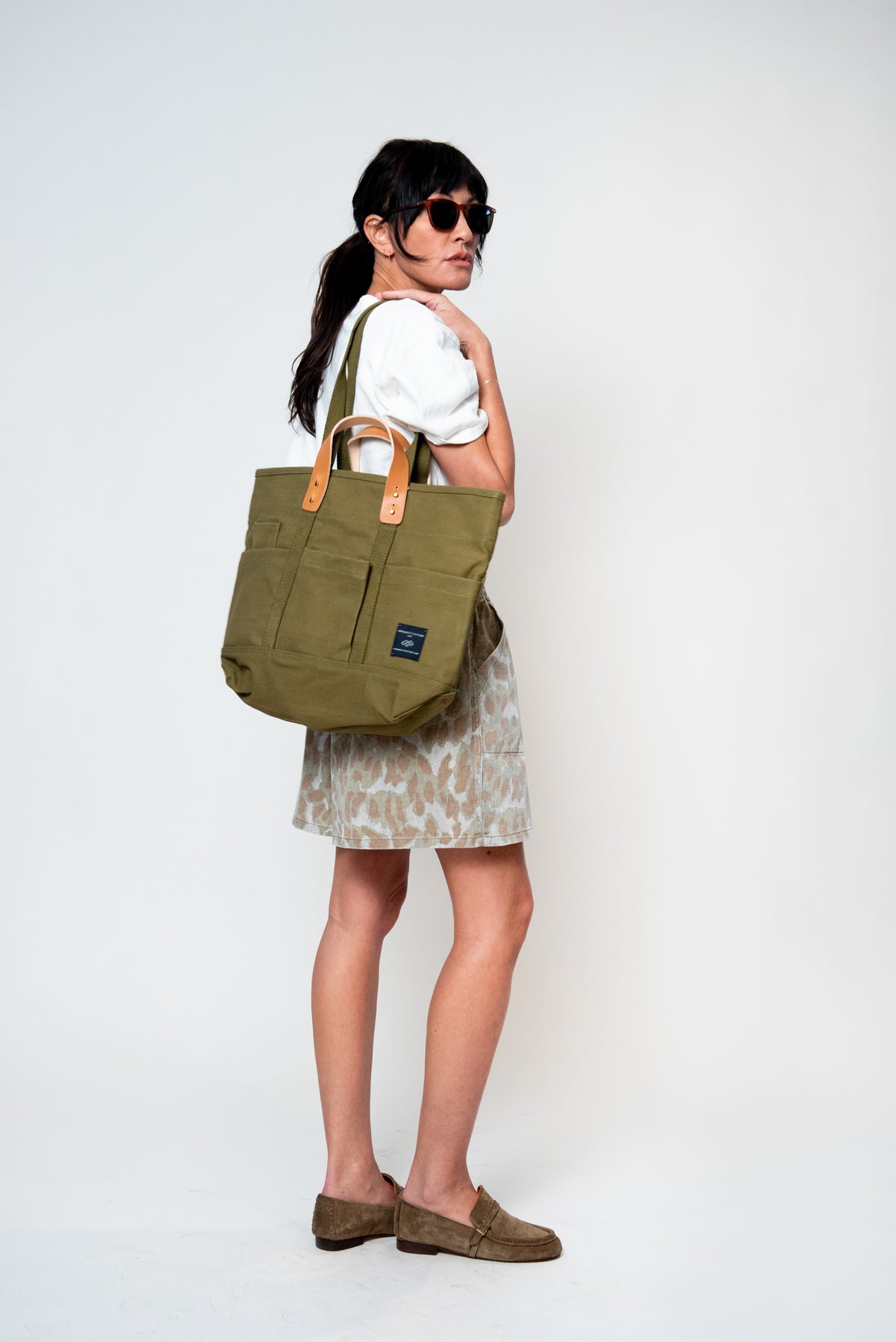 Immodest Cotton Construction Tote