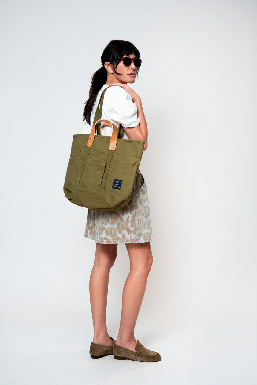 Immodest Cotton Construction Tote
