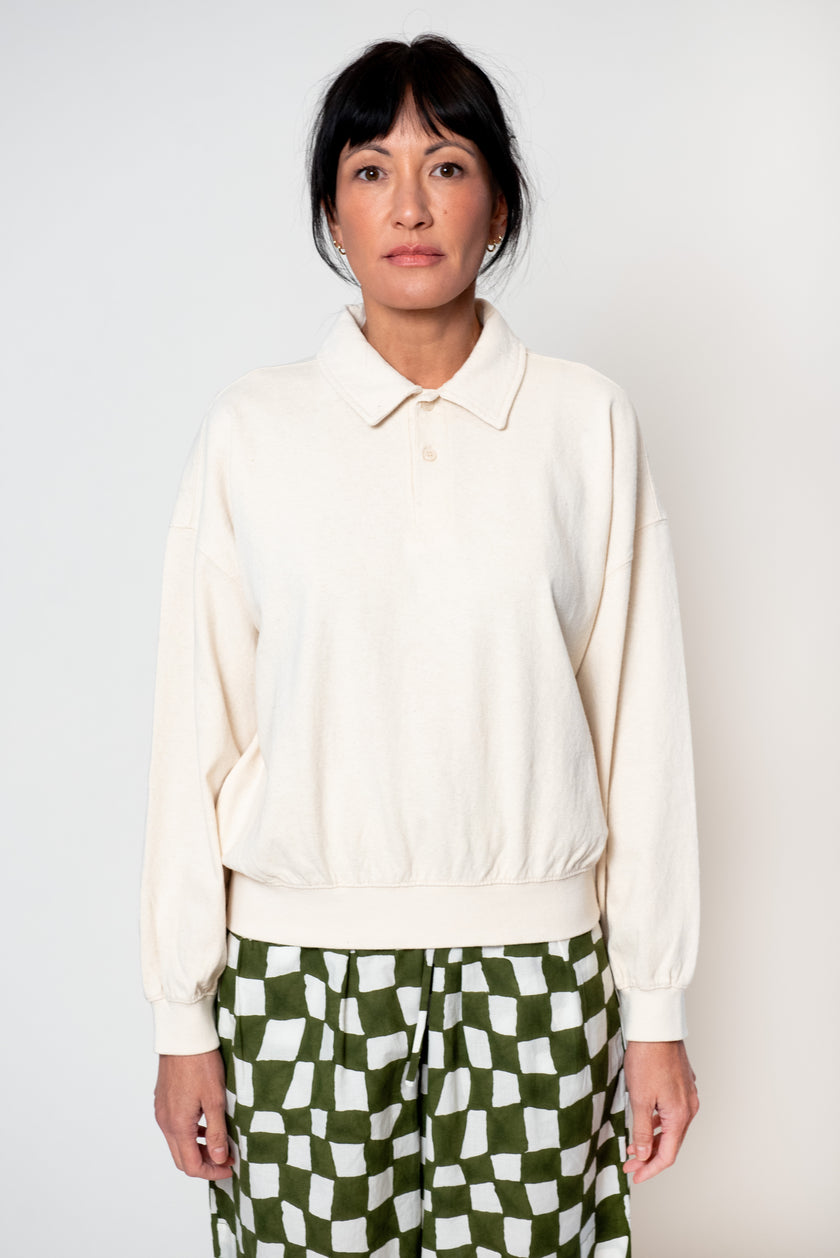 Le Bon Shoppe Polo Sweatshirt - Naturel