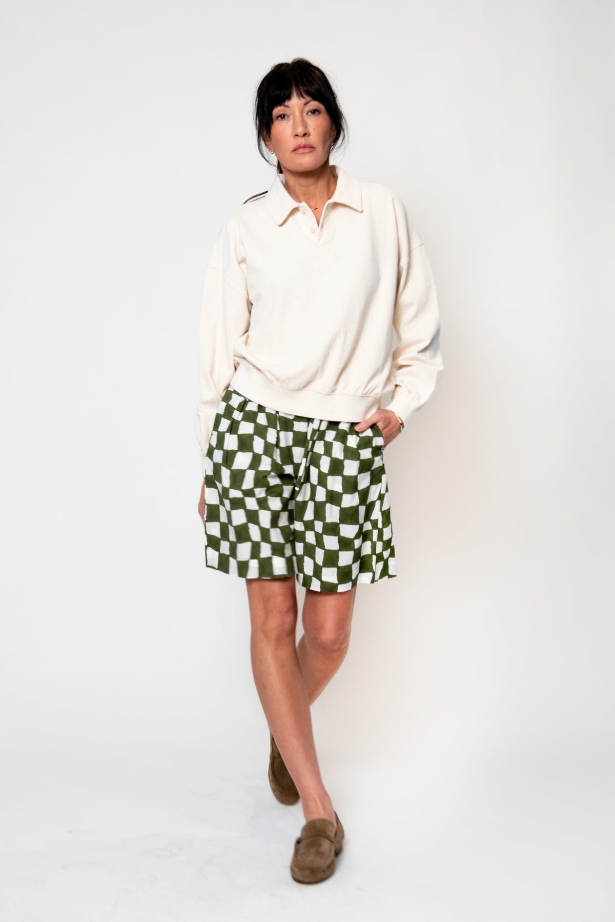 Le Bon Shoppe Polo Sweatshirt - Naturel