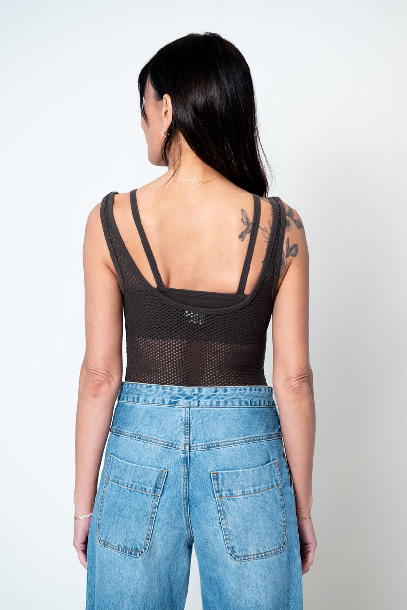 Hemp/Cotton Bodysuit - Mesh