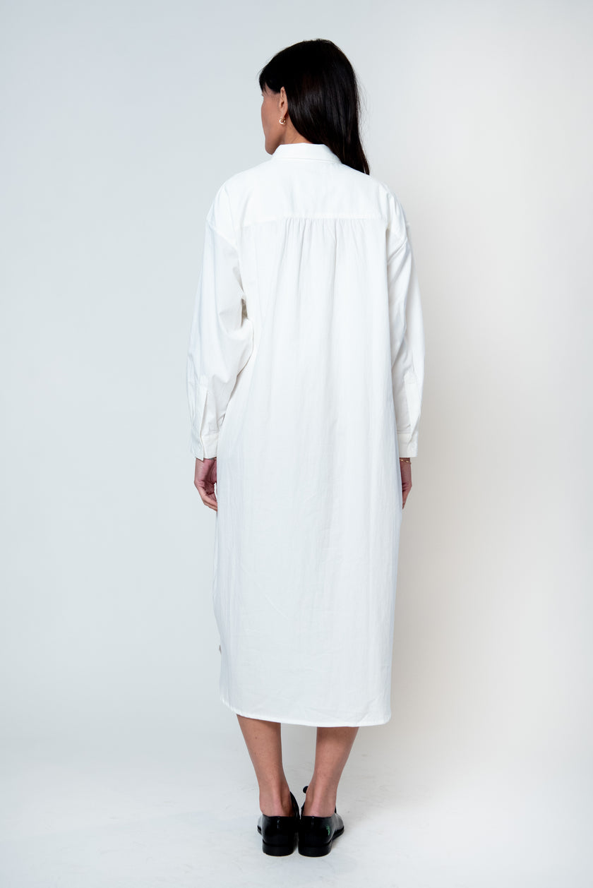 Artist Long Shirt in White
