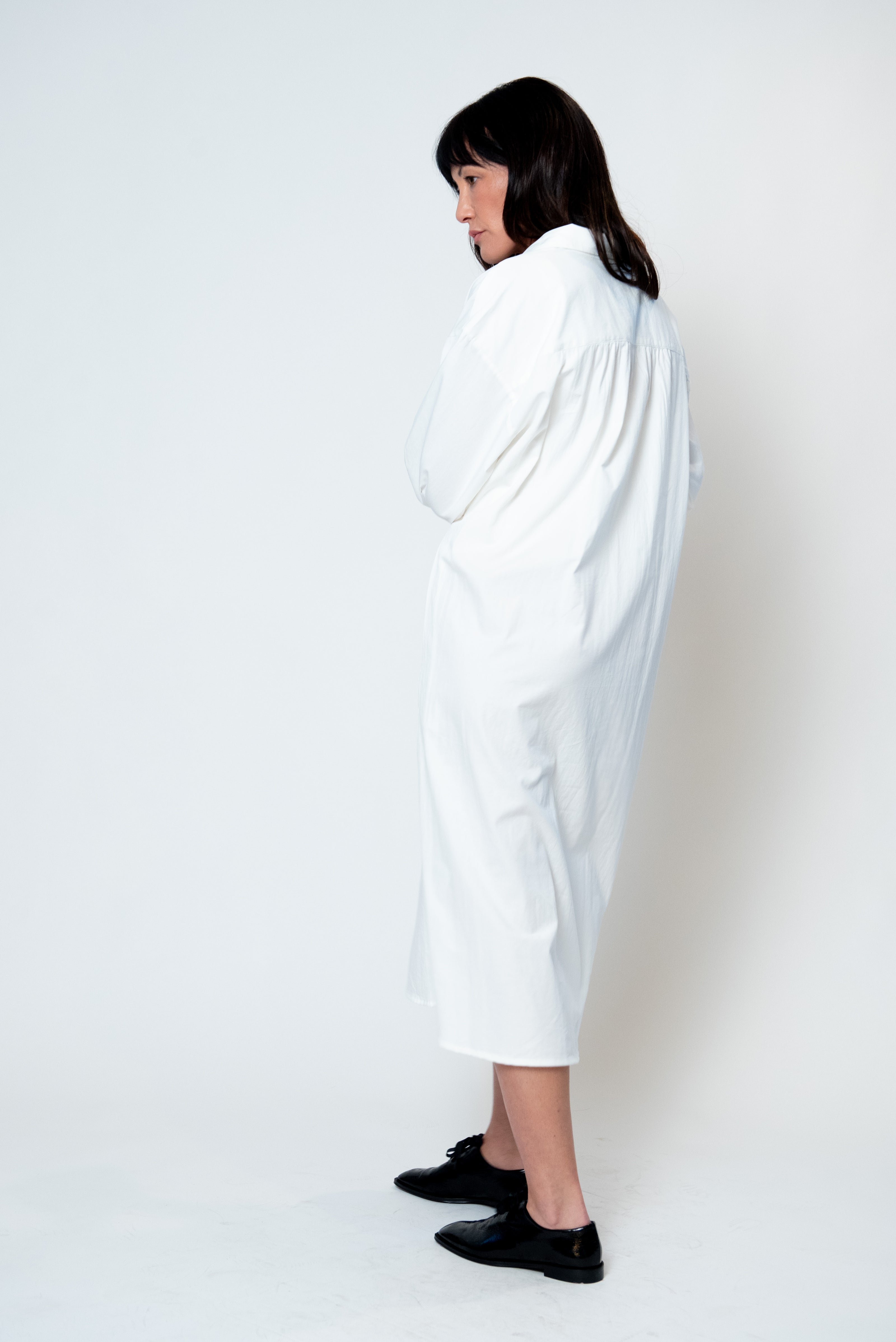 Artist Long Shirt in White