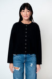 Soft Jersey Snap Cardigan