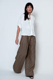 Mandarin Collar Top - Organic Cotton - Various Colors