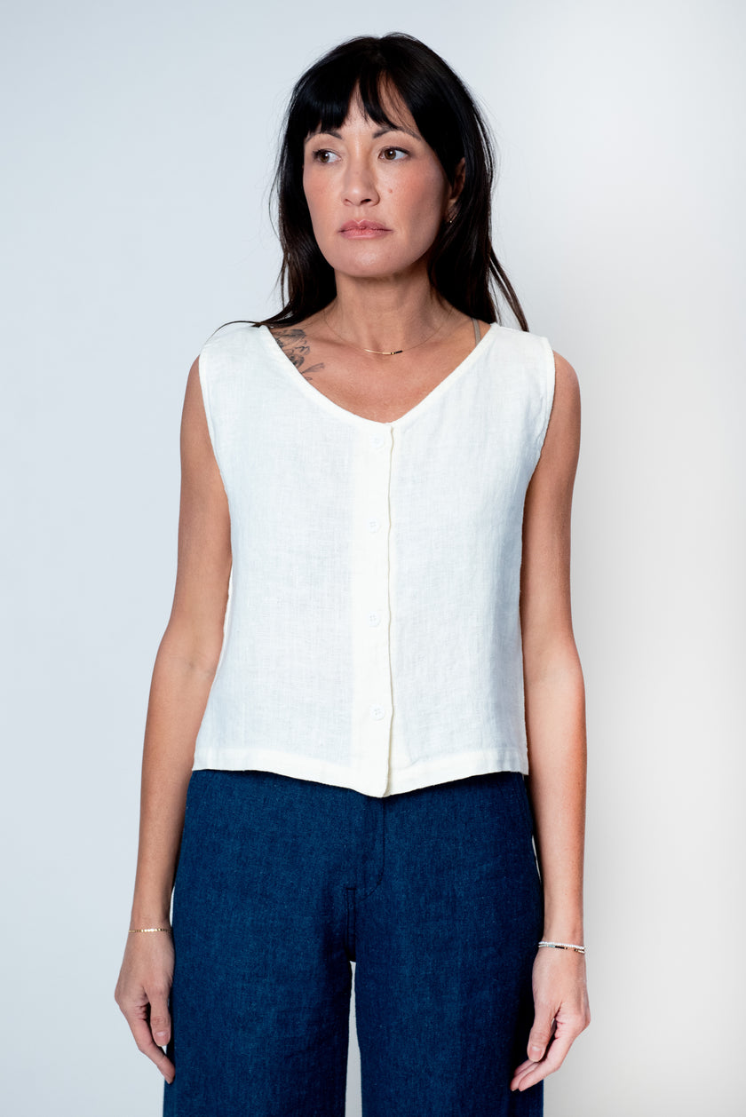 Skyline Tank - Washed White