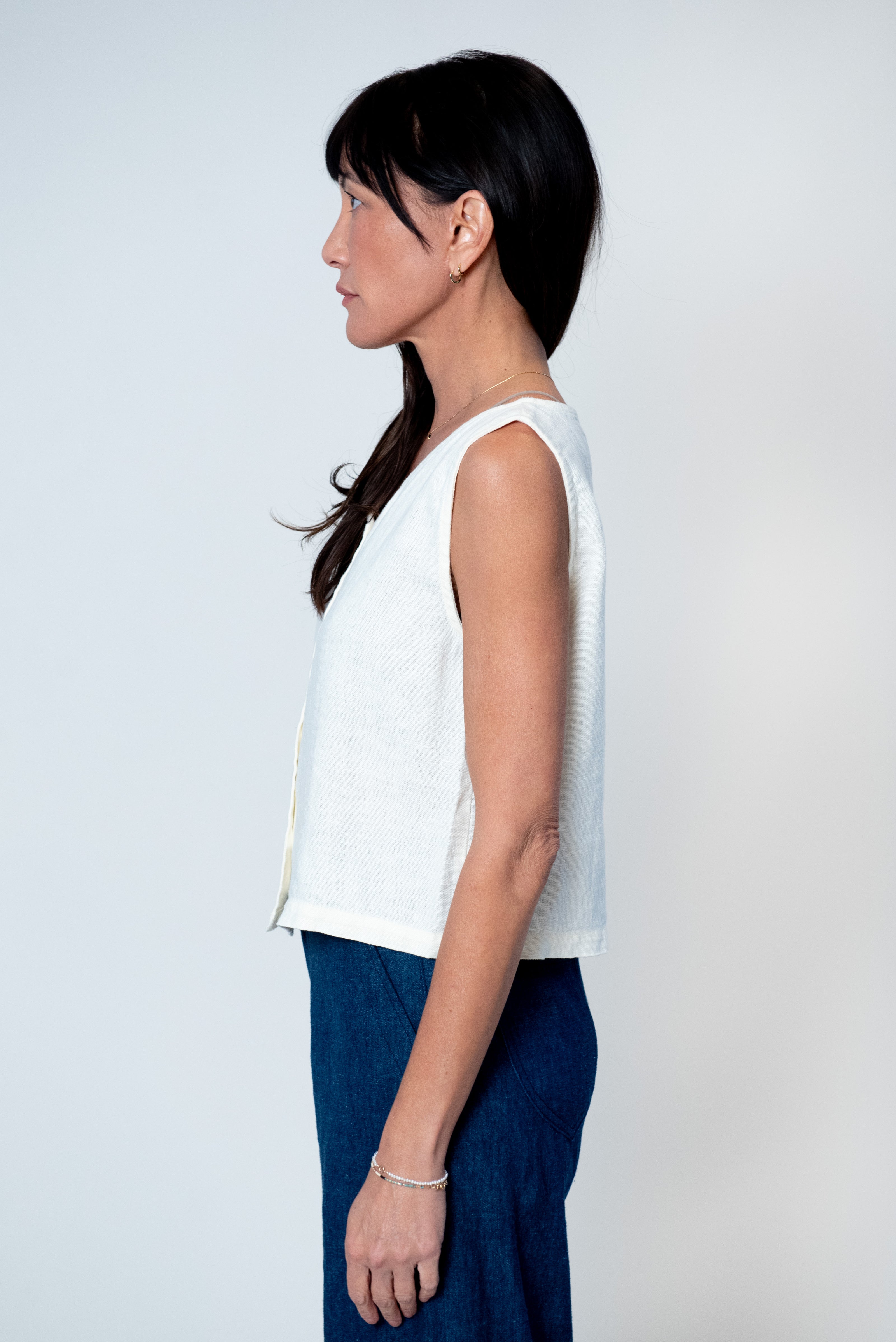 Skyline Tank - Washed White