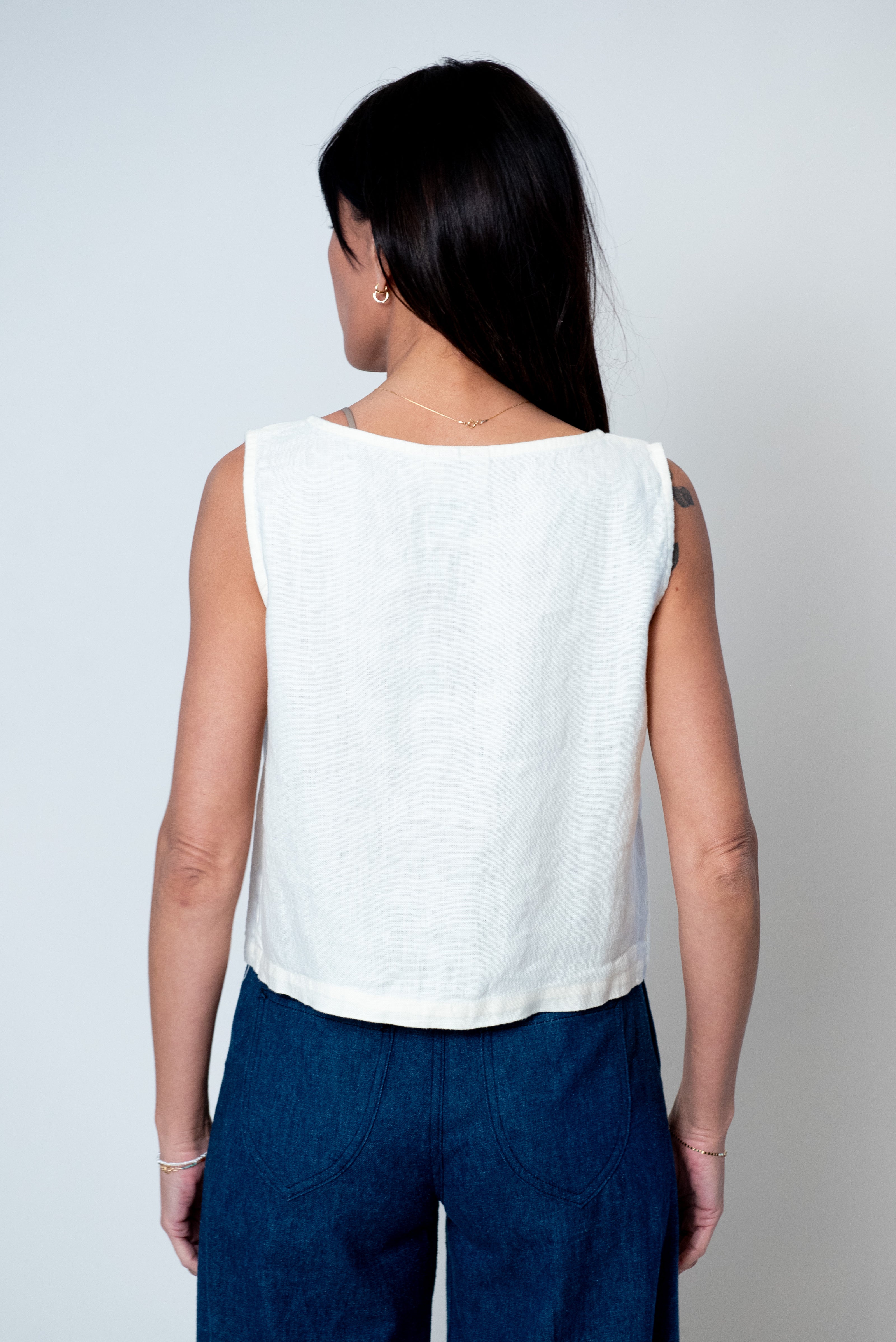 Skyline Tank - Washed White
