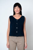 Skyline Tank - Black Lightweight Denim