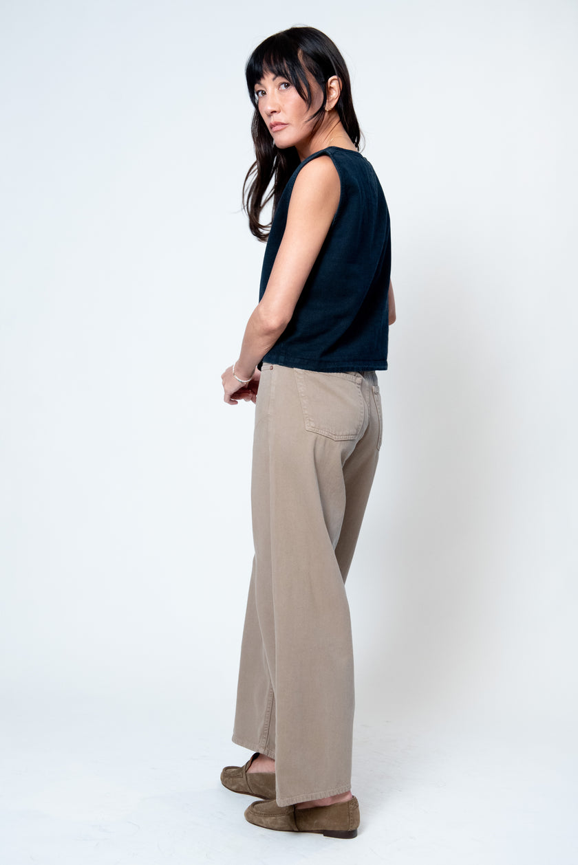 Skyline Tank - Black Lightweight Denim