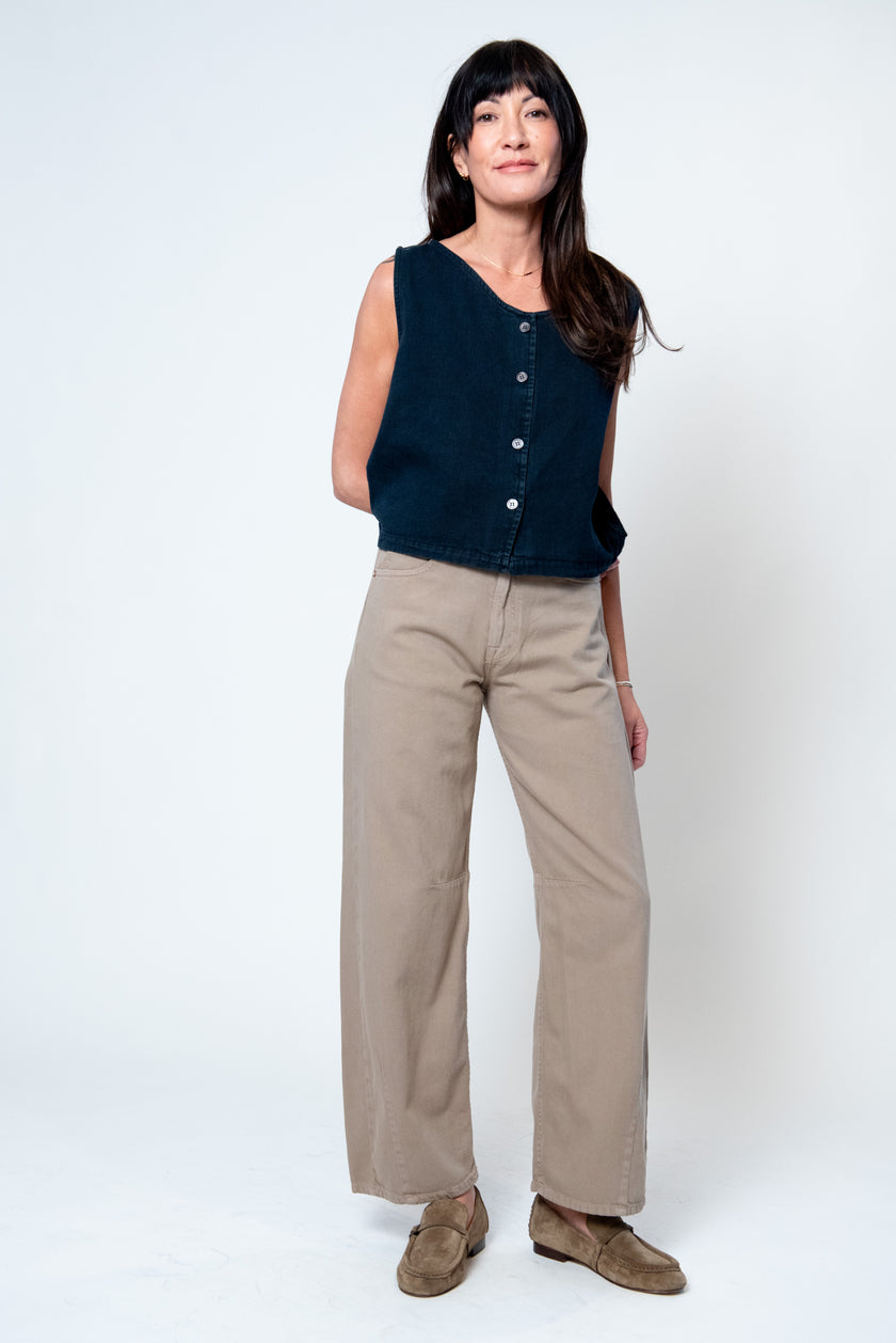 Kallie Balloon Jean in Dune