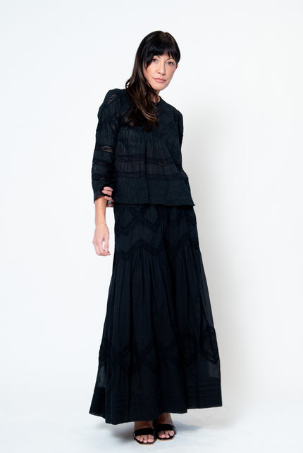 The Lattice Lace Victorian Top.