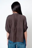 Mandarin Collar Top - Organic Cotton - Various Colors