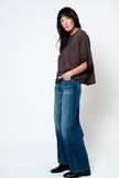 Mandarin Collar Top - Organic Cotton - Various Colors