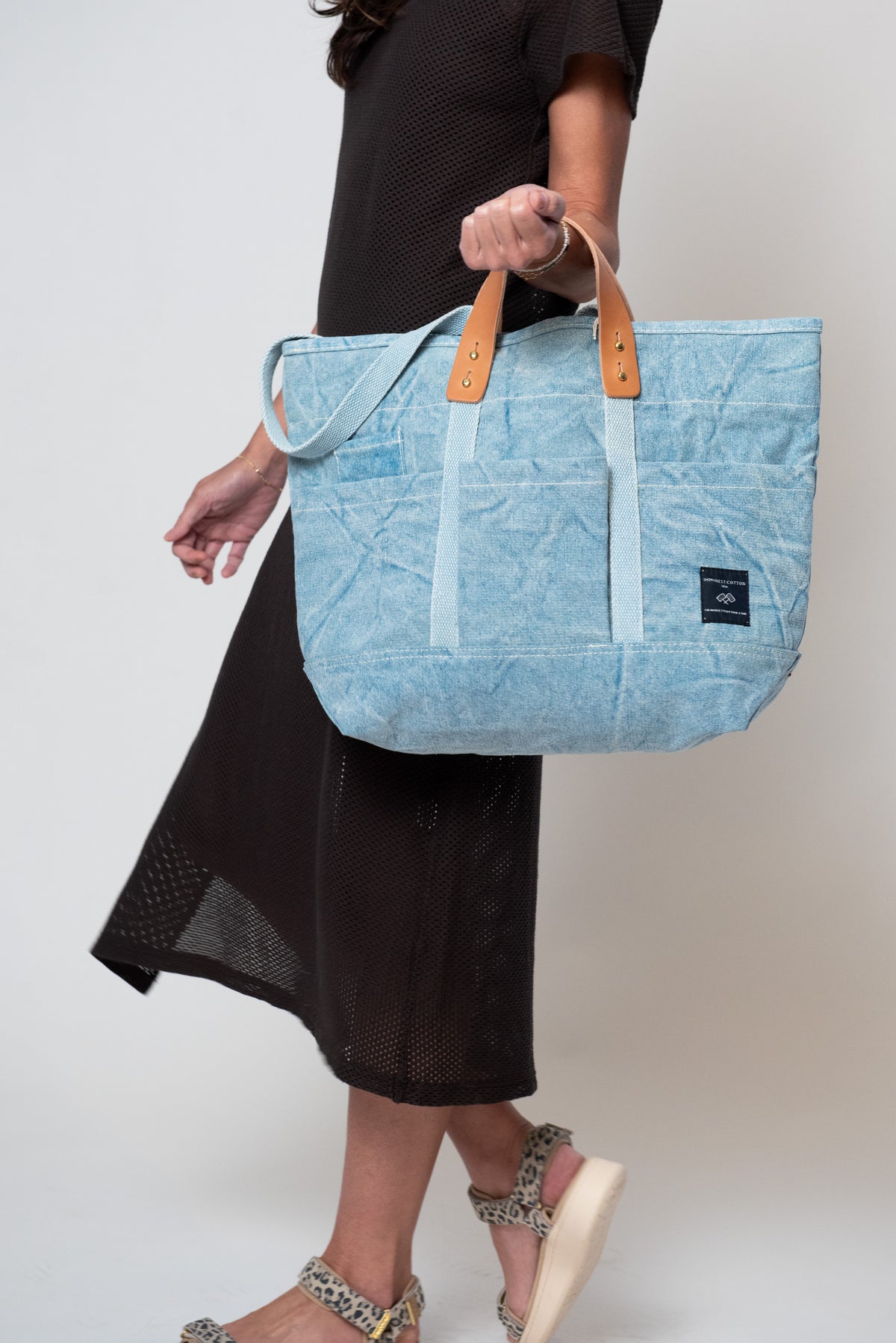 Immodest Cotton Construction Tote