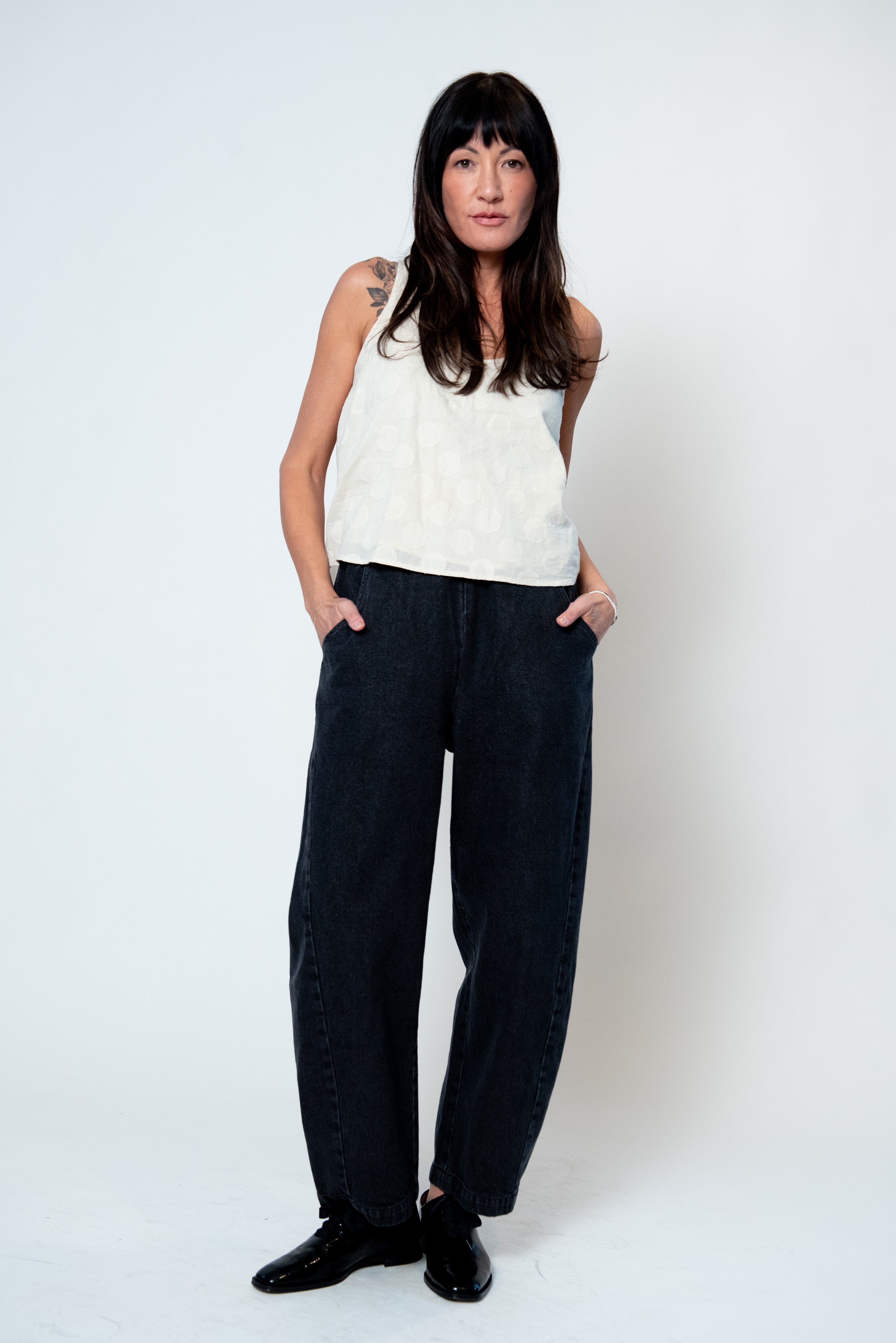 Le Bon Shoppe Arc Pants - Black Denim