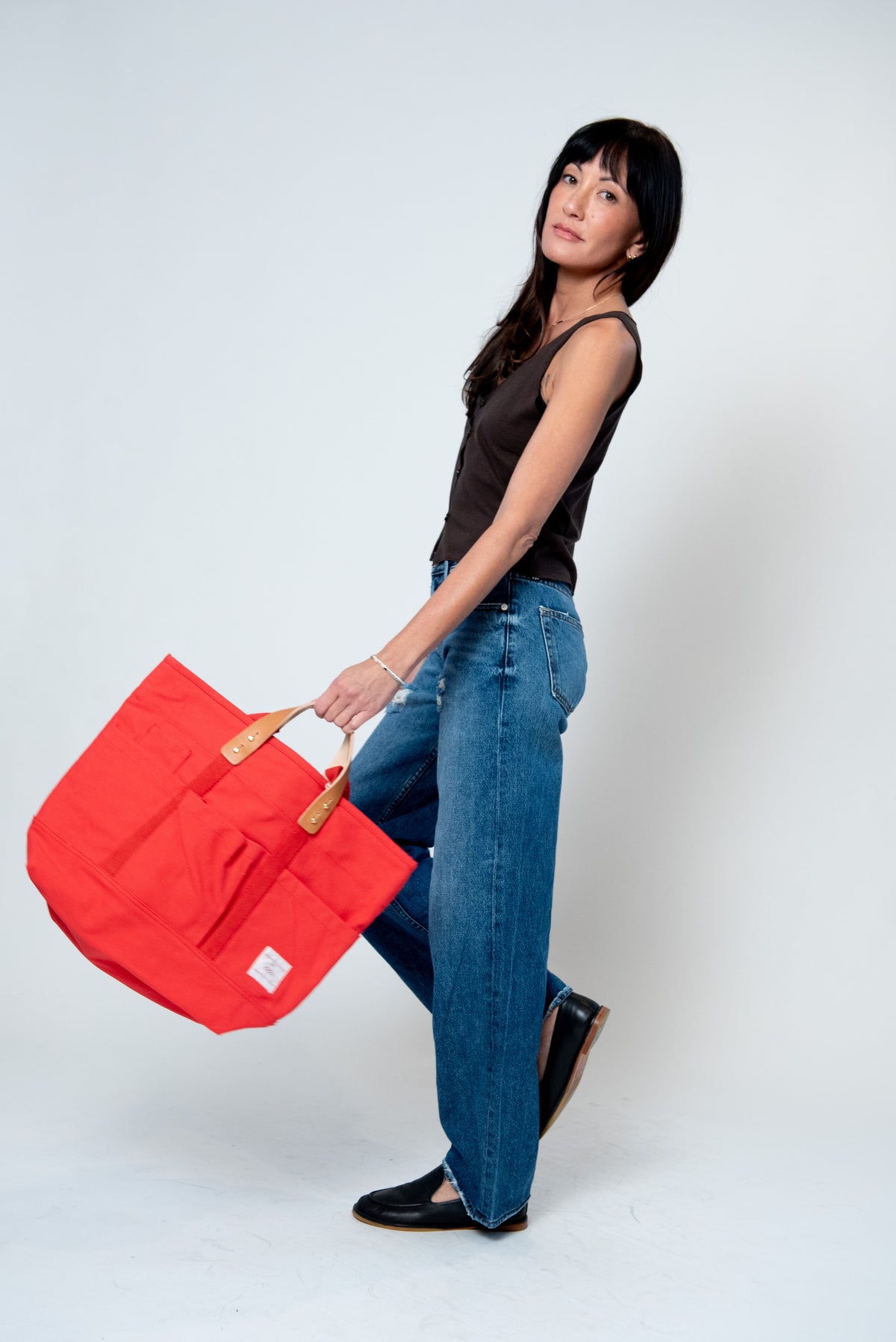 Immodest Cotton Construction Tote