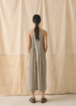 Tablier Stripe Cotton Pinafore Dress