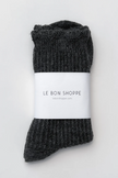 Le Bon Shoppe Linen Scallop Socks