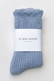 Le Bon Shoppe Linen Scallop Socks