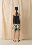 Block Print Warp Check Shorts