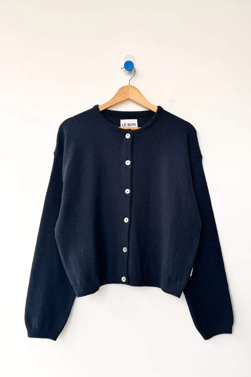 Le Bon Shoppe Leila Cardigan - Navy