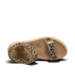 Woden Line Suede Sandal in Leopard