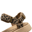 Woden Line Suede Sandal in Leopard